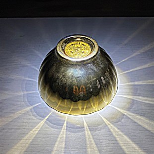 开窑爆款 林鑫手 主人杯高端茶q器品茗主人杯茶具金色龙鳞 金龙