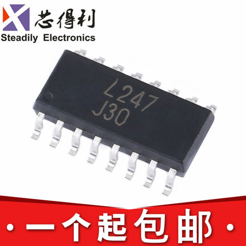 全新原装进口 LTV-247 LTV247 L247 光耦 贴片SOP16四路晶体管
