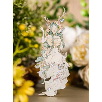 Shine工作室 林深时见鹿 兔街子女孩子咕卡流麻手帐pet胶带分装