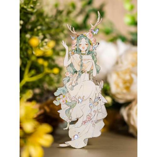 Shine工作室 林深时见鹿 兔街子女孩子咕卡流麻手帐pet胶带分装