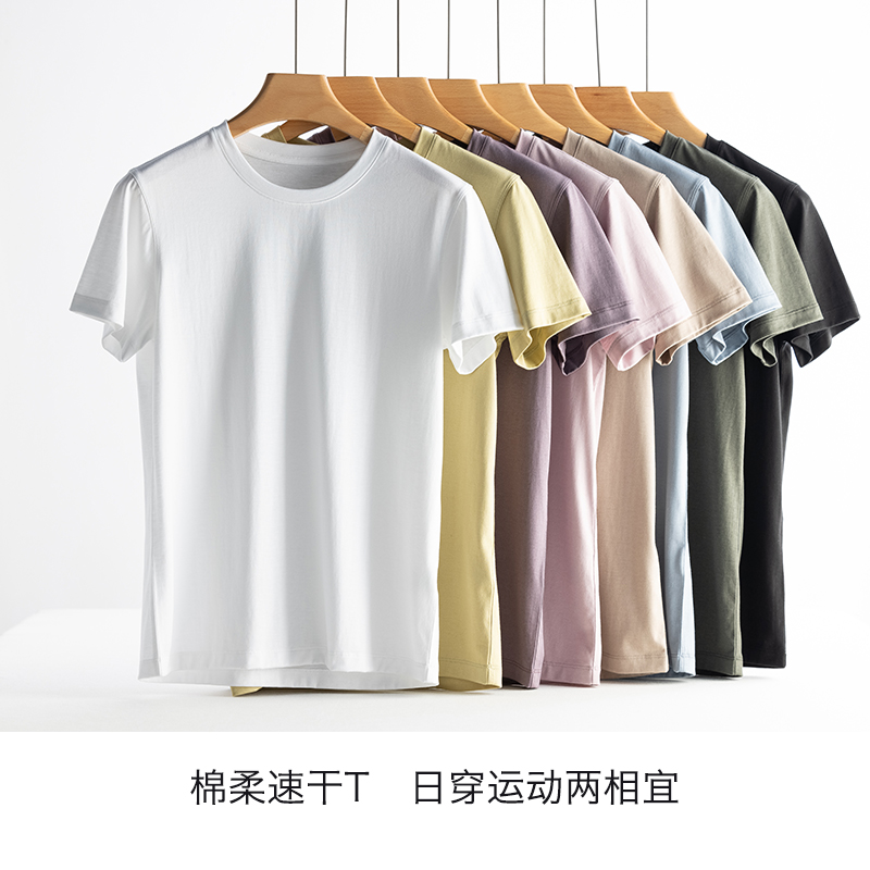 春夏运动速干t恤女上衣短袖