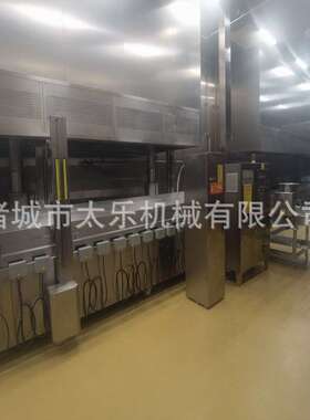 烧鸡油炸流TJZ水线扒全自动油炸机鸡上烧鸡悬挂线连续生产油炸色