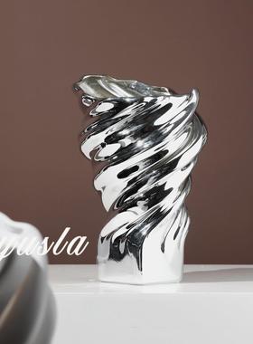 现代简约插瓶花器摆干件样板间别JXU软墅客厅茶几餐厅吧花台柜装