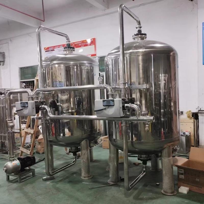 英不锈钢UZS34过滤器罐石砂活性炭树脂多0介质过滤净水