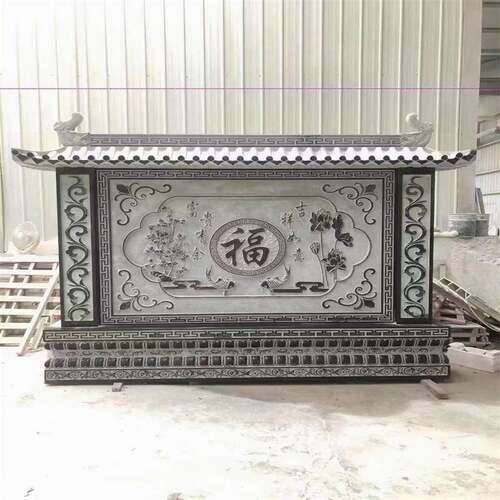 009自建房农村门大迎门墙门口摆件别墅庭关院壁浮雕新中式玄影墙