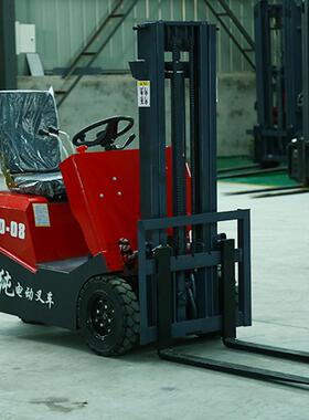 驾式三支.点0.5吨电动叉车1吨小型液58620搬压叉车1.2吨座运三轮