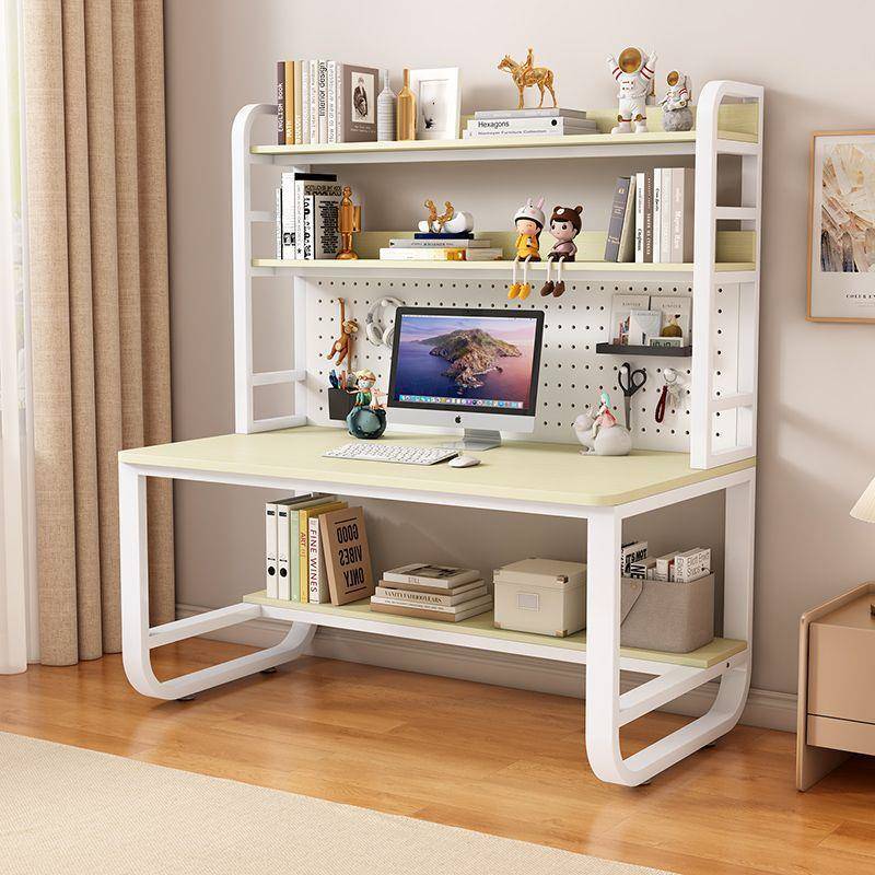 生网红学学习书桌收纳电架子桌置物架脑办公面桌上多层洞洞CJY板