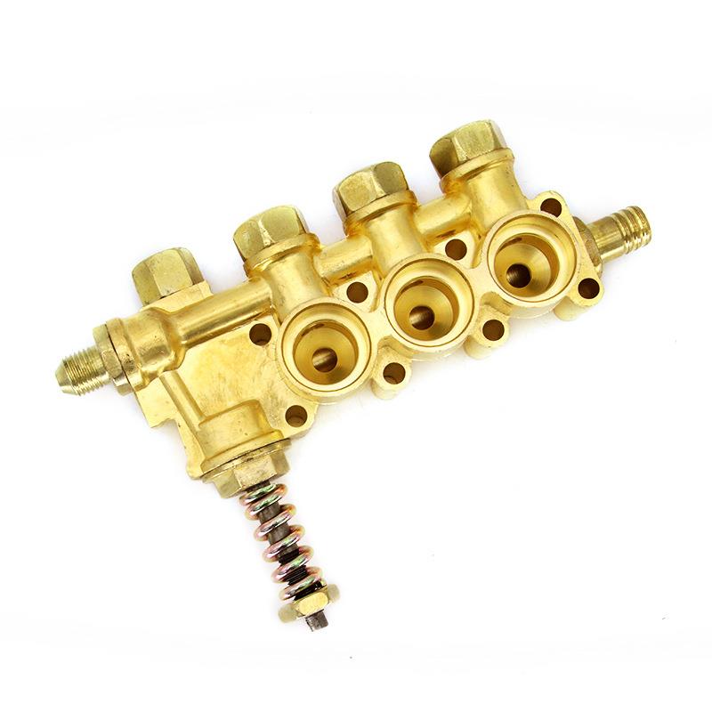 压清洗机洗0车2机铜洗车泵维修零配件80/3高8型铜280铜块块铜泵头