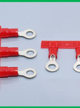 圆形绝缘冷压连带接线27985子RV2-/4/5/紫铜横排RV端预1.25-3.2太