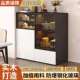 实木餐边柜靠墙一置柜家无品牌 用体厅轻物客奢感茶水酒柜厨房橱柜子