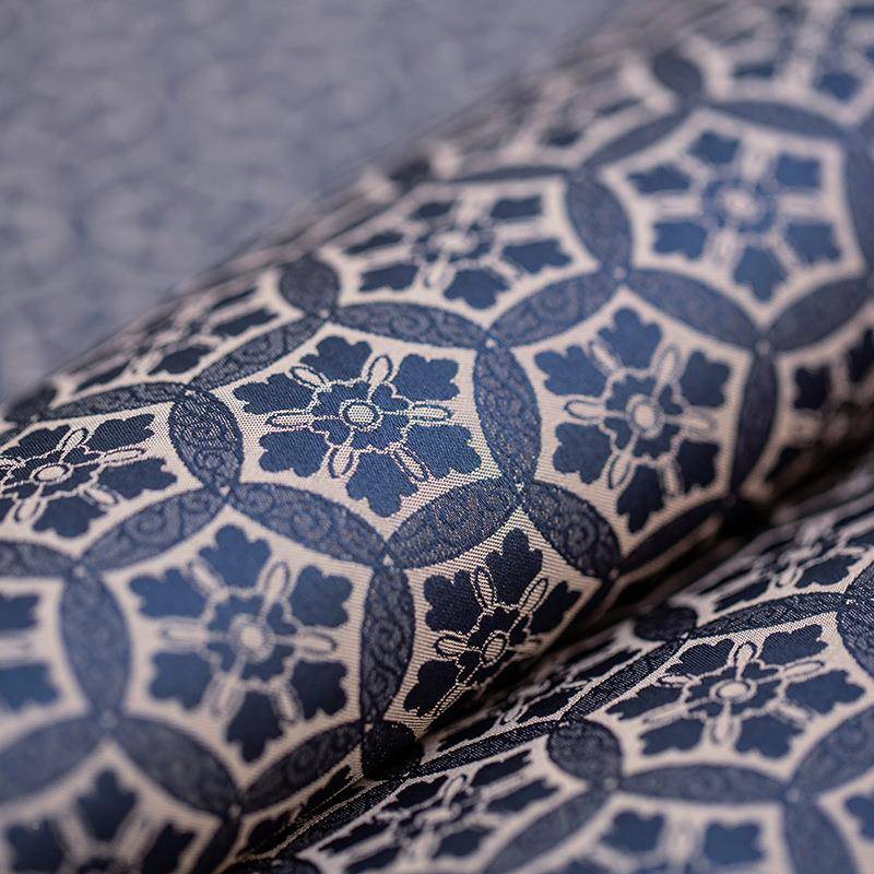 新菱華文防水中式禅意席茶茶道中国风垫六菱華文子手工六百搭桌旗