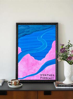 Dvid天ShriIJYgley好气多a巴胺客厅装饰画卡系儿童通房艺术画