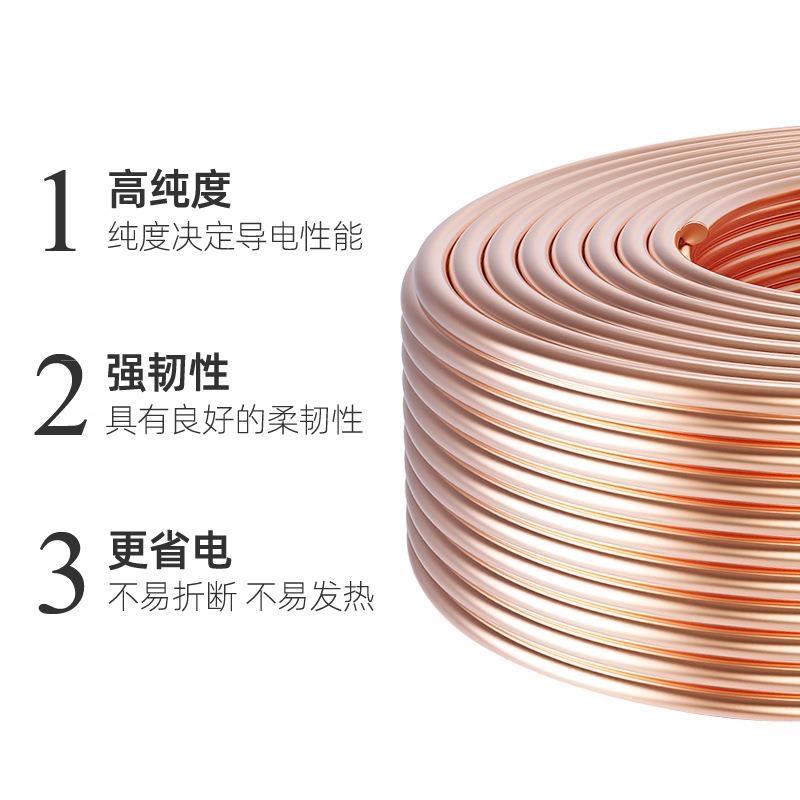 蒙古仁达工厂直销国标BV10铜平方铜线单股硬芯线968阻燃入户电内