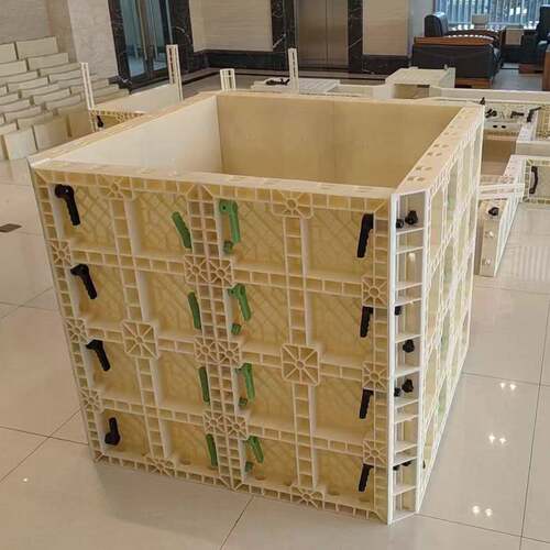 塑钢方柱模板方TKB光建预形筑制模具现浇泥土塑料钢伏模板水泥