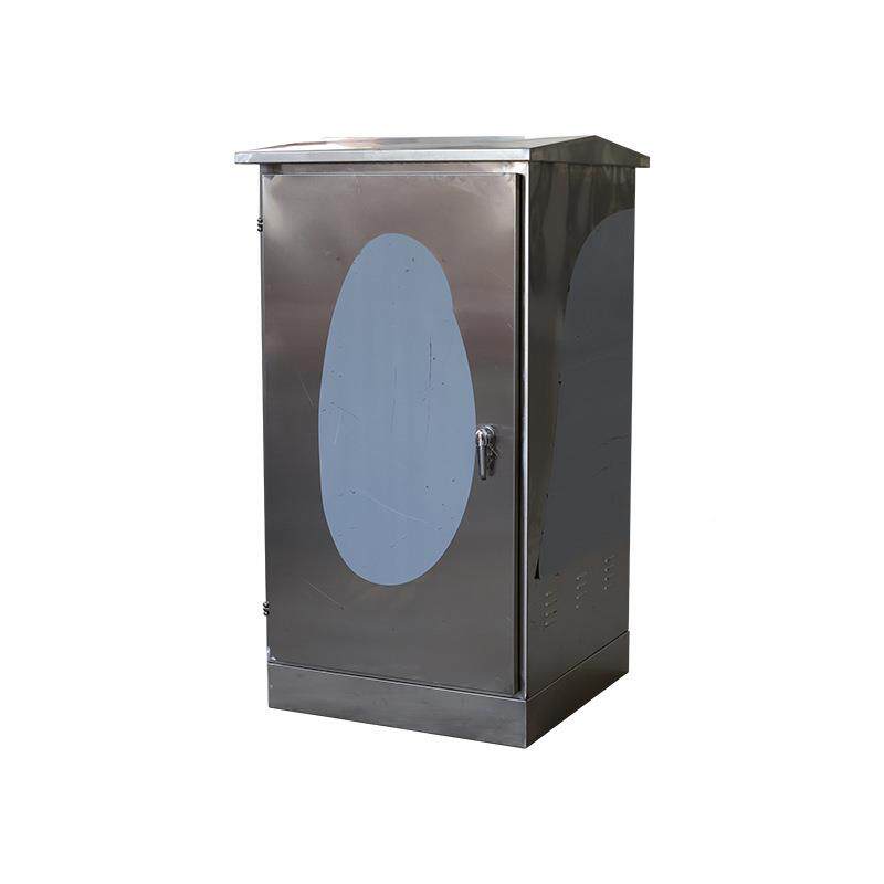 不锈钢配箱交换络机柜户外落地监控箱强制电600X600X控柜配6U网9U