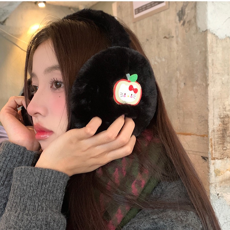 毛绒护耳罩女冬季防冻防寒保暖耳包甜美骑行耳罩
