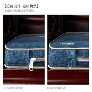 古典红木沙发垫实木家具海绵C防滑防水坐垫四季 中式 通用罗汉床垫