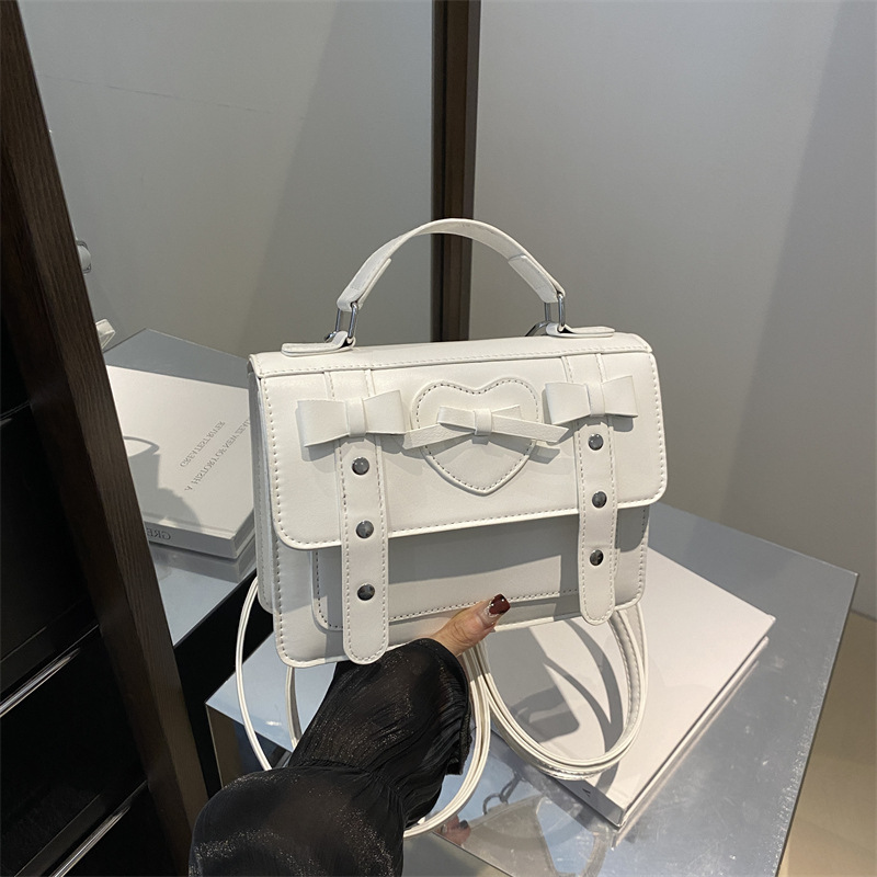 2025新款包包女学院风双肩包小方包大学生上课单肩包斜挎包邮差包