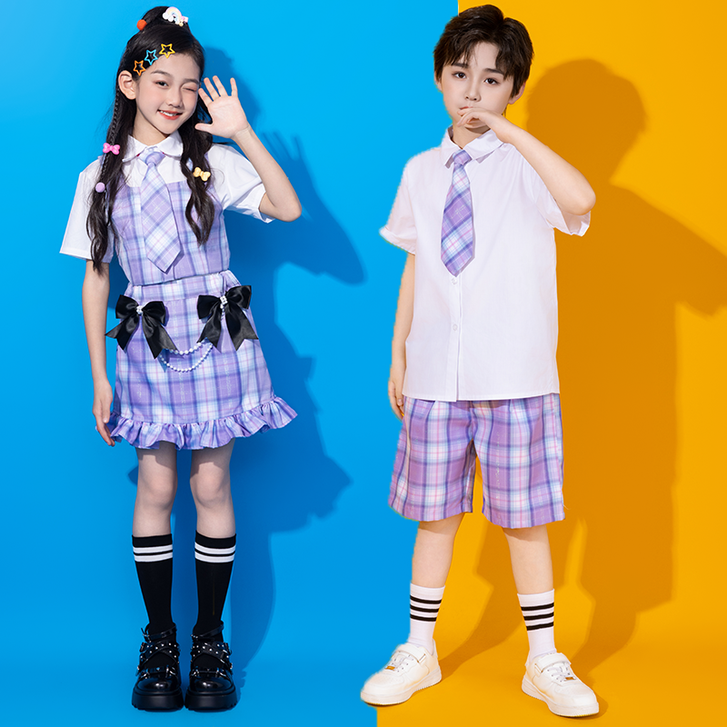 六一合唱服朗诵啦啦队演