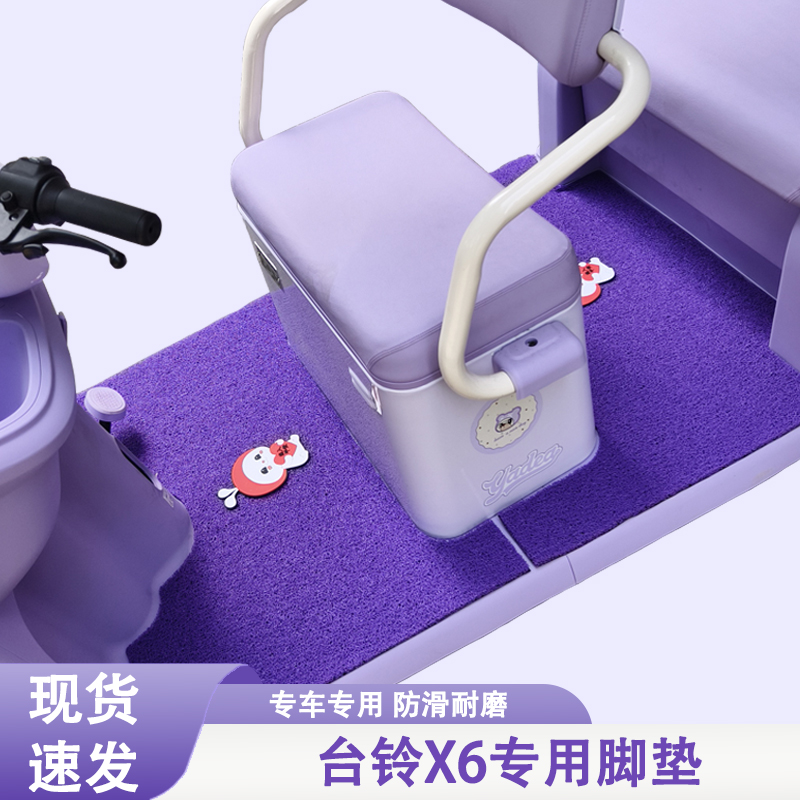 台铃X6专用三轮车脚垫台铃专用加厚耐磨防水防滑脚垫