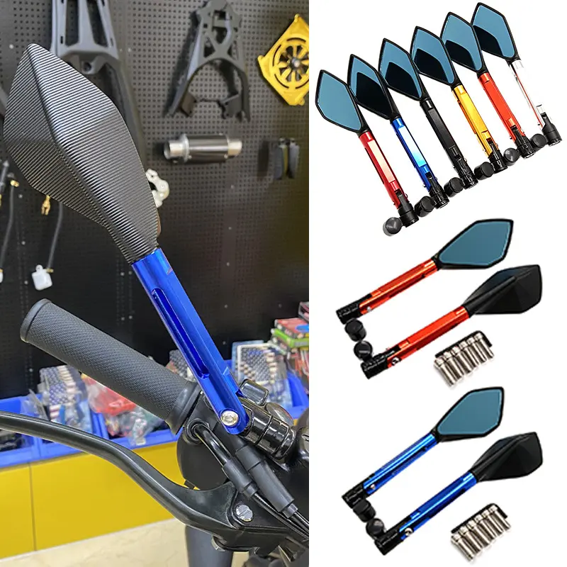 热销摩托车改装后视镜踏板车街车