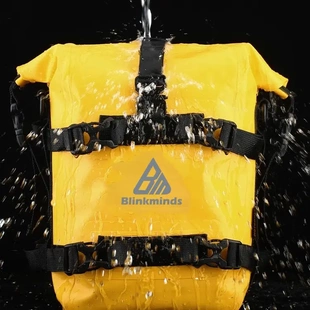 外贸户外防水摩托车护杠包大容量快拆反光骑行边背包斜挎包PVC