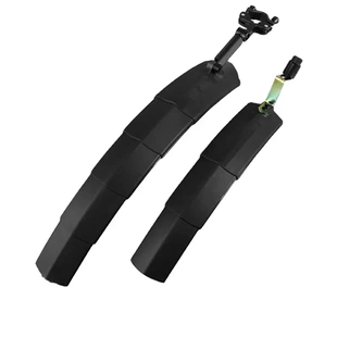 LED自行车伸缩挡泥板山地车挡雨泥瓦全包式挡雨板26寸带灯塑料