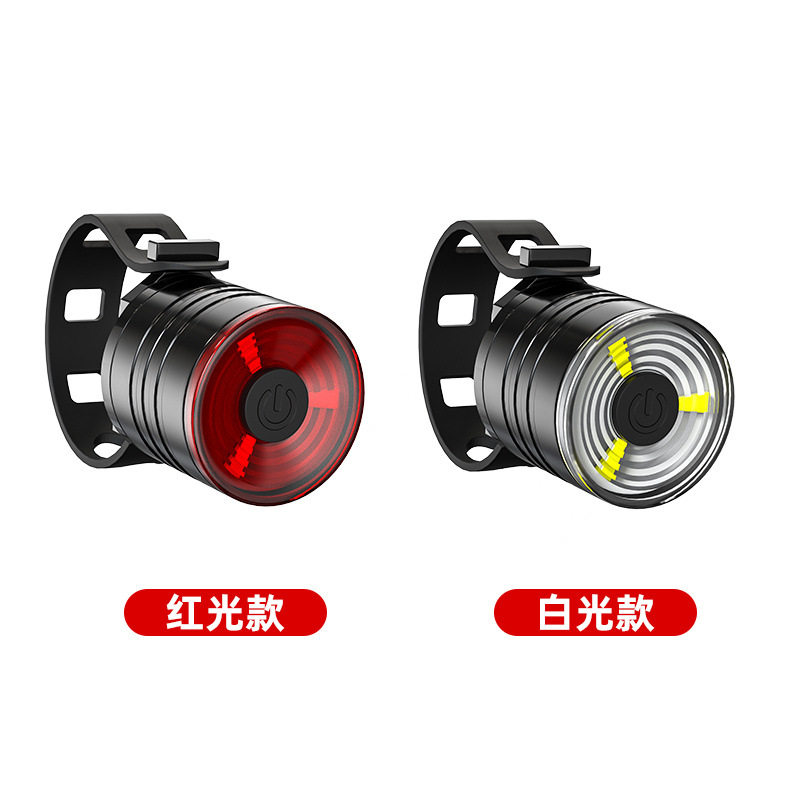 自行车尾灯合金宝石灯户外露营