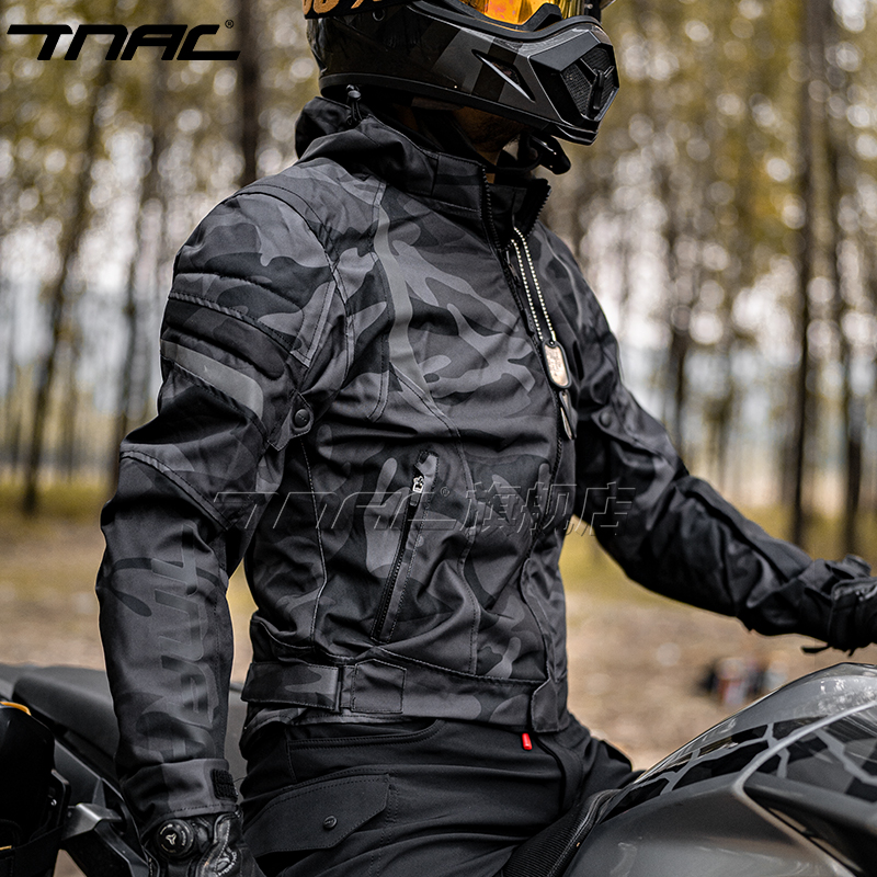 TNAC摩托車男四季防風防摔騎行服