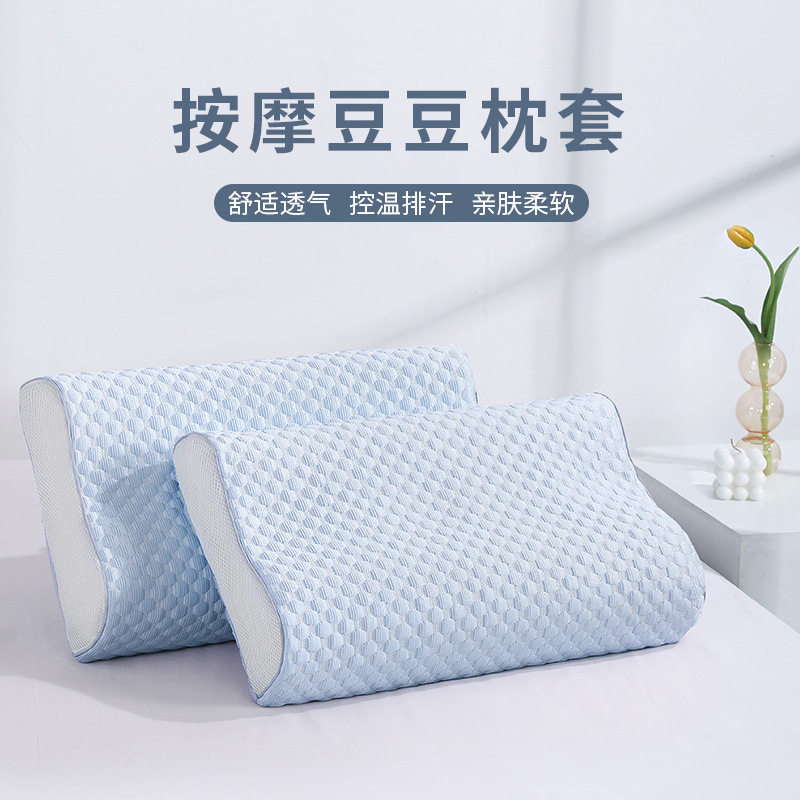 乳胶枕套2025新款一对装记忆枕枕套30x50单个四季枕头套40cmx60cm图片