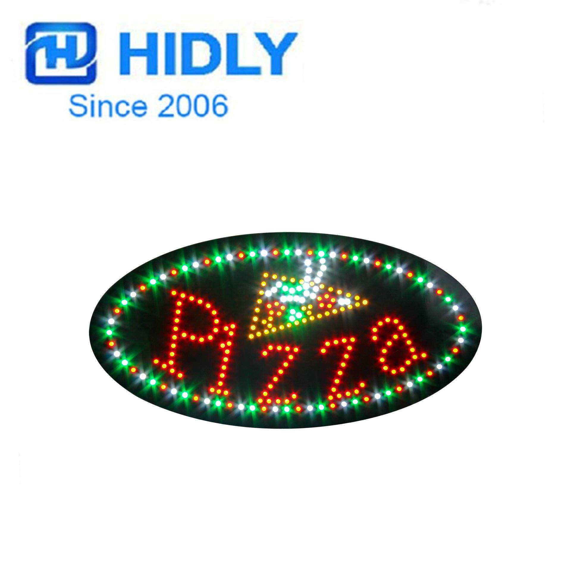 LED各式店铺招牌个性logo制作披萨店面发光字灯箱LEDPIZZASIGN