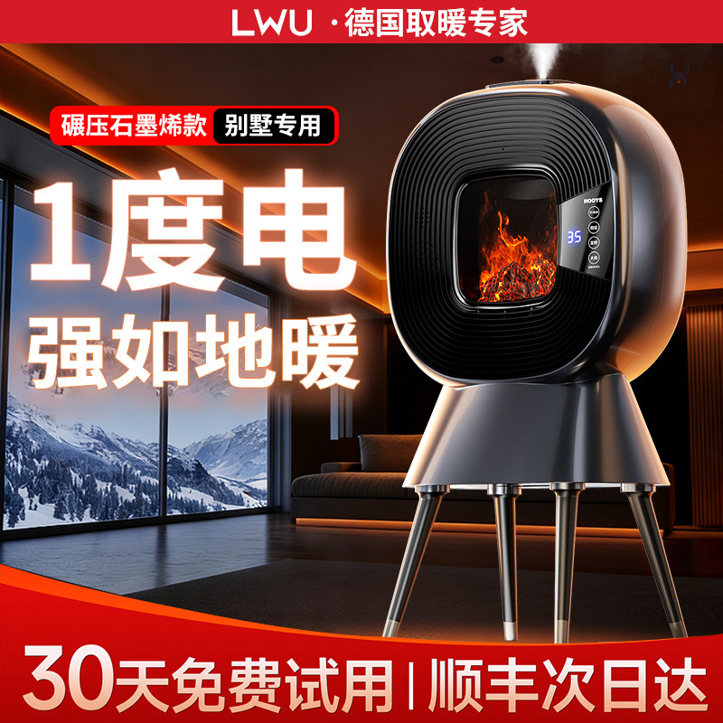 德国LWU暖风机家用取暖器2026新款加热电暖气全屋大面积省电神器