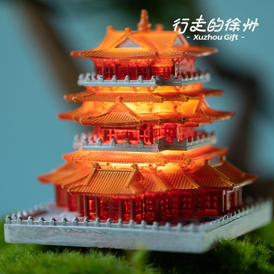徐州宝莲寺通天阁发光冰箱贴