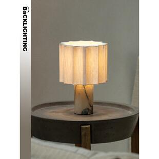 北欧Valli大理石充电台灯现代简约设计师创意客厅卧室床头氛围灯