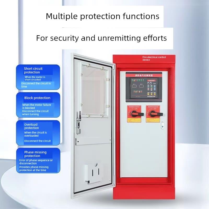 江西上饶星三角消防配电箱不锈钢Ip55控制柜水泵机械紧急启动柜
