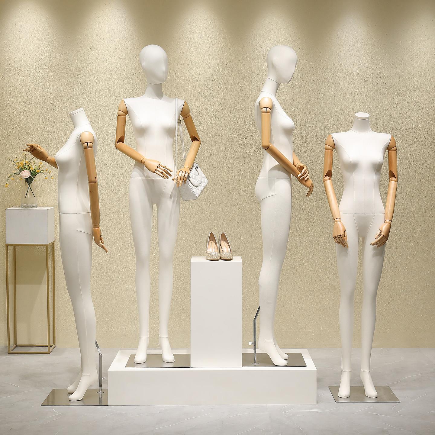 高档服装店专用橱窗模特道具半身女装假人偶陈列展示架女模特全身
