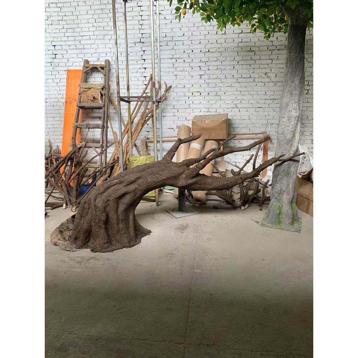 道具摆件装饰品展厅橱窗装饰仿真枯树枯枝树干造型树美陈造景定制