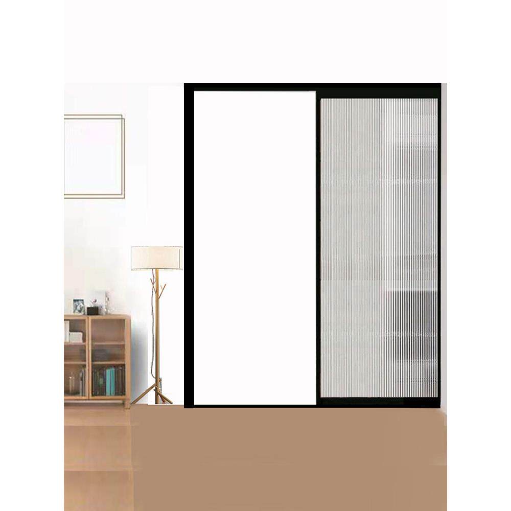 厨房无下轨推拉玻璃移门单扇开轨道卫生间铝合金钢化客厅阳台窄边