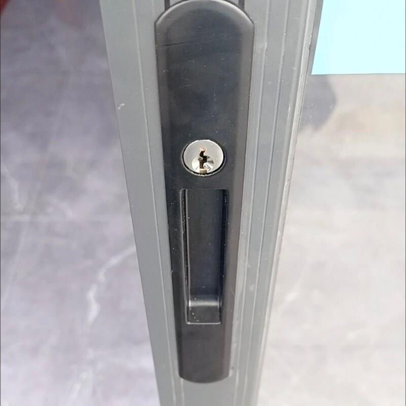 90钩锁阳台断桥铝拉门移门拉门窗单面铝合金锁扣双面平移窗锁