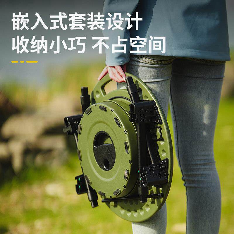 户外折叠桌便携式小圆桌露营野餐多功能茶几桌椅摩旅自驾游小桌子