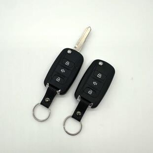 17-25低调五菱宏光S专用中控锁折叠式遥控钥匙防盗装置无需钻孔安