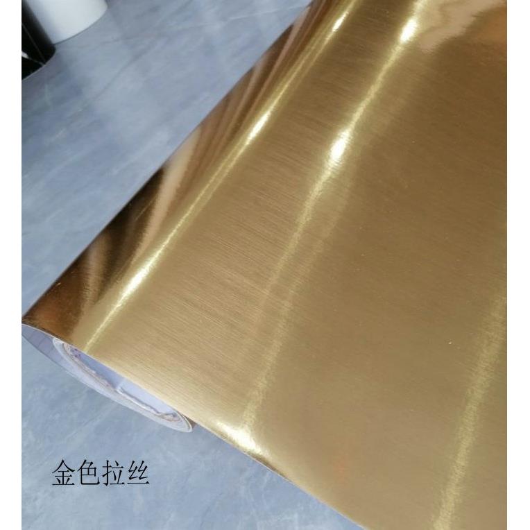 银色镜面PVC墙贴 厨房防水简约现代风格仿不锈钢墙贴翻新家具