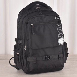 大容量双肩包男2025新款初高中学生书包女撞色大学生电脑旅行背包