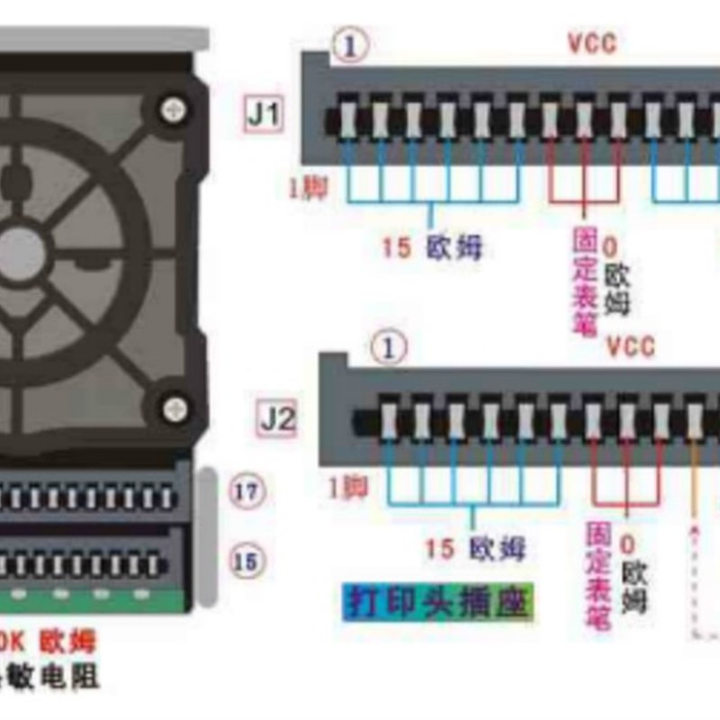 得实DS600 700 710 1100 2100 1700 5400III 6400H AR500打印头针