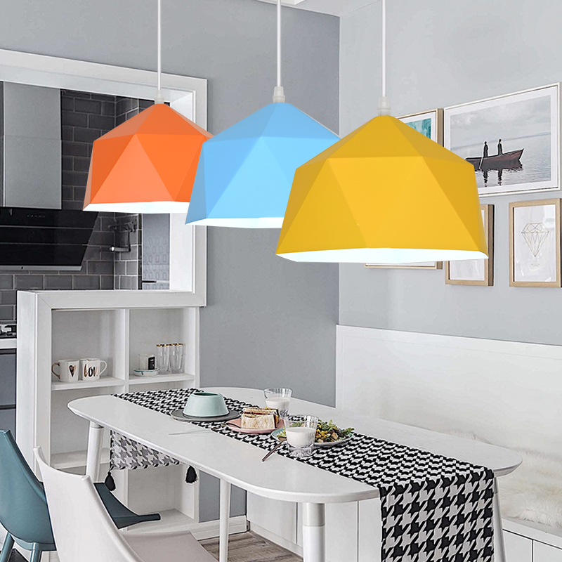 北欧工业风吊灯餐饮餐厅吧台火锅饭店奶茶理发店铺商用单头灯罩灯