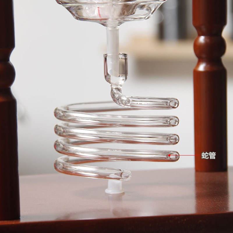 冰滴咖啡壶配件商用家用6-8杯/25人份冰萃咖啡咖啡壶冰萃茶实木架