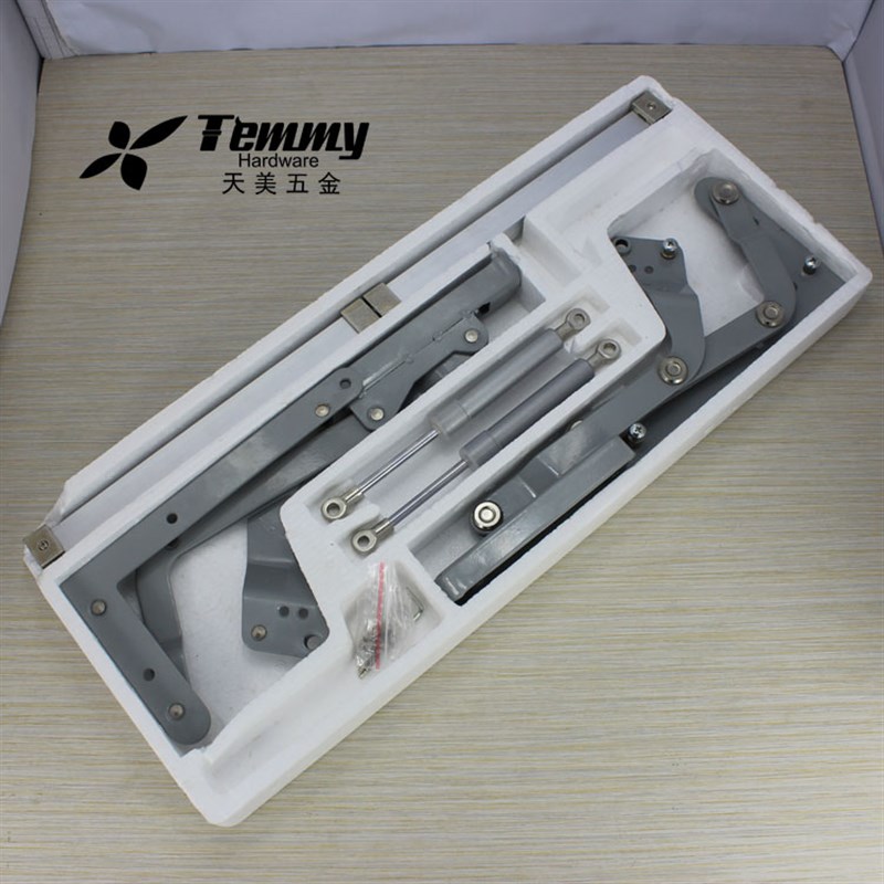 微波炉柜子升降门橱柜门气撑液压垂直上翻门支撑杆支撑架巴士拉杆