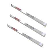 不锈钢灯座日光灯支架led全套1.2米T8单管双管荧光灯带反光罩