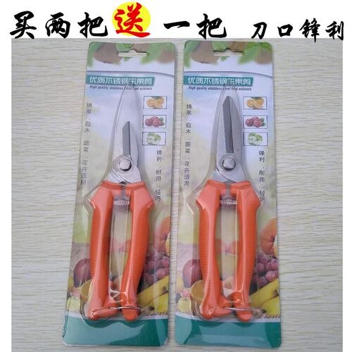 不锈钢园艺剪刀修枝剪采果剪整枝剪嫁接剪摘果剪果树芽剪园林工具