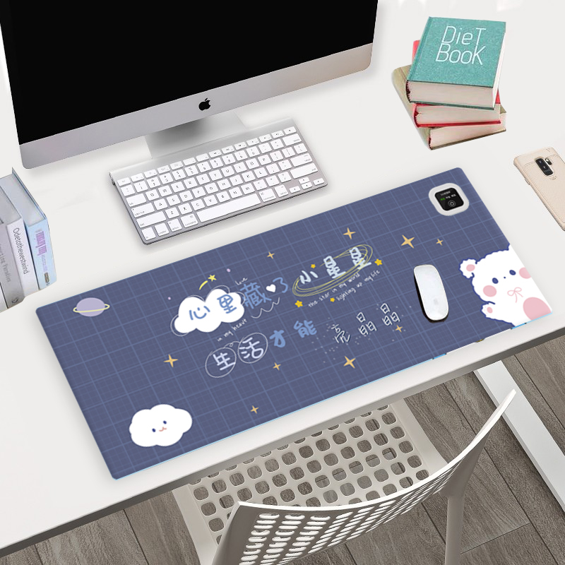 加热鼠标垫超大办公室桌面快捷加热桌垫学生写作业取暖防水暖手垫